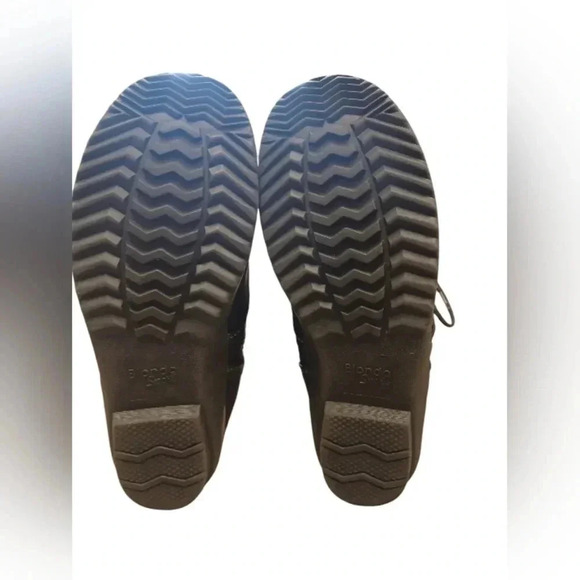 Blondo Sport Black Leather Winter Calf Length Boots Size 9M - Picture 8 of 9